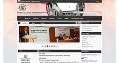 Desktop Screenshot of civilservice.govmu.org